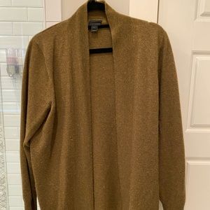 Jcrew cashmere open cardigan